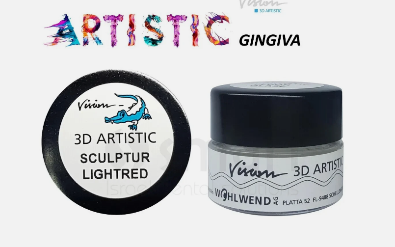 VISION 3D ARTISTIC SCULPTER LIGHTRED