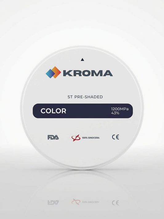 Disque zircone précolorée Kroma Color A1 A2
