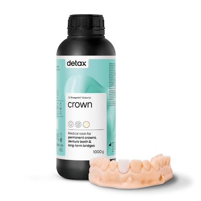 Résine 3D Detax Freeprint Crown pour couronnes et bridges