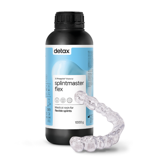 Résine 3D Detax Freeprint Splintmaster Flex pour gouttières flexibles