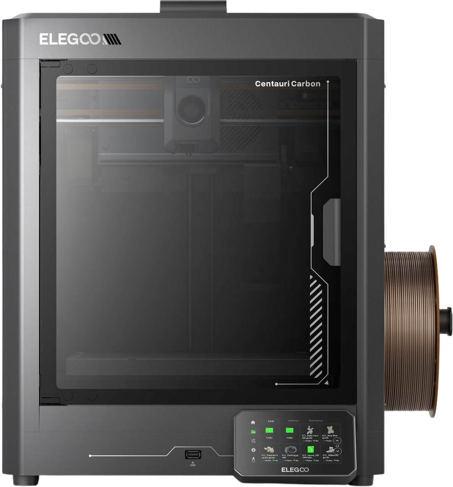 Elegoo Centauri Carbon imprimante 3D fibre de carbone