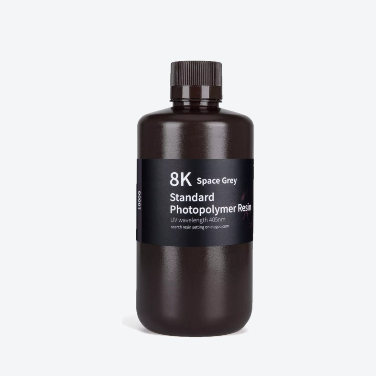 Résine 3D Elegoo 8K Space Grey — fond clair